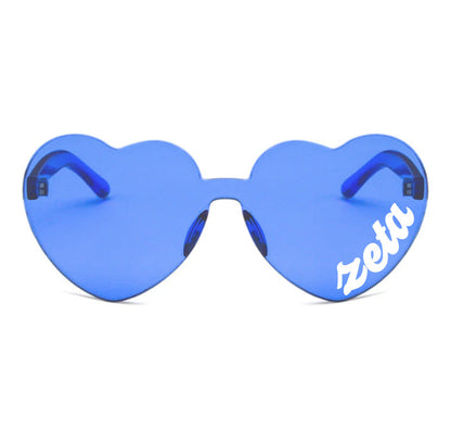 Zeta Tau Alpha Heart Sunglasses